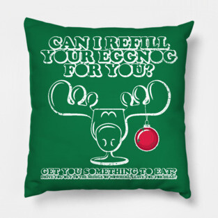 Christmas Vacation Eggnog Pillow