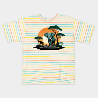 Majestic Elephant Kids T-Shirt