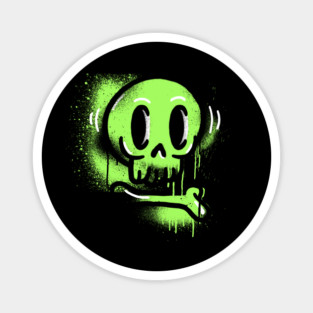 graffiti skull Magnet
