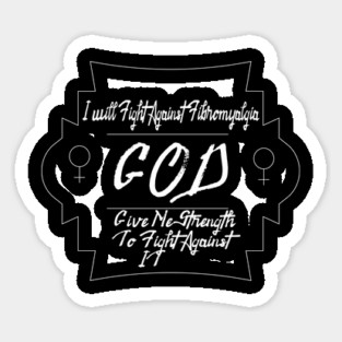 Fight Against Fibromyalgia Sticker