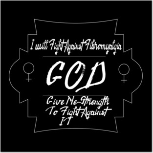 Fight Against Fibromyalgia Posters and Art