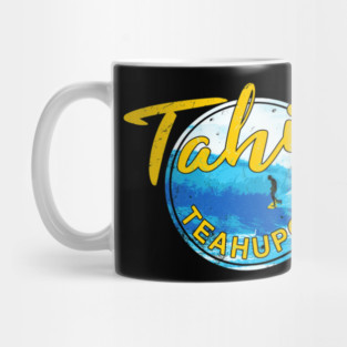 Tahiti Teahupoo Surf French Polynesia Mug