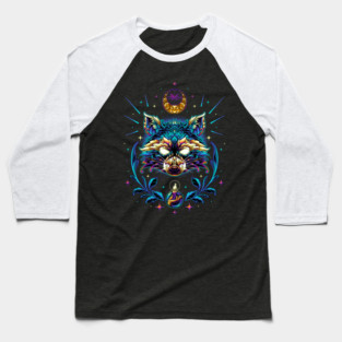 RACCOON - NOCTURNATE Baseball T-Shirt