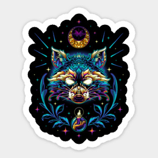 RACCOON - NOCTURNATE Sticker
