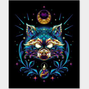 RACCOON - NOCTURNATE Posters and Art