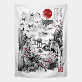 Last battle of the galaxy civil war Tapestry