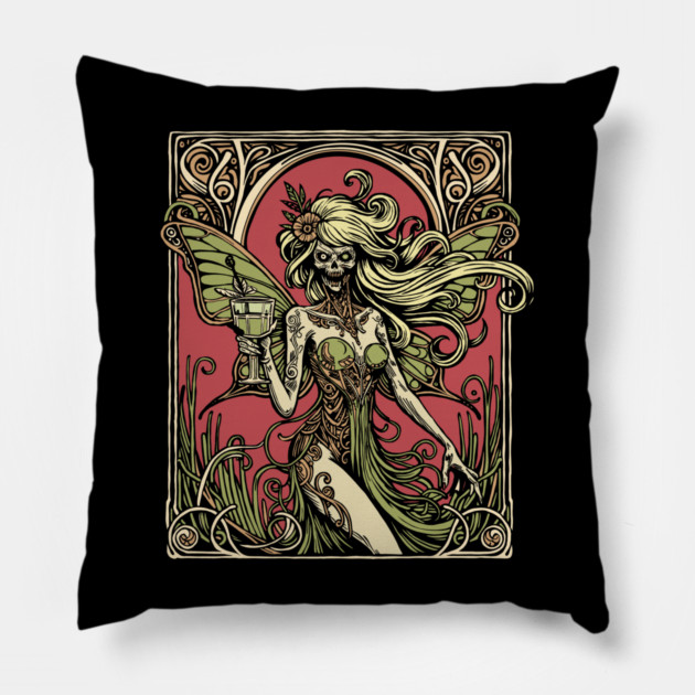 Absinthe Fairy Pillow by H. R. Sinclair