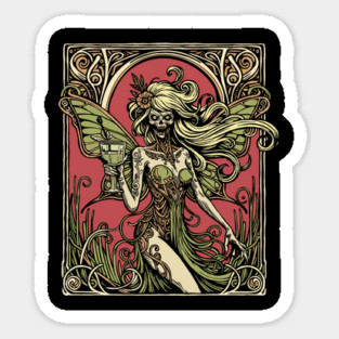 Absinthe Fairy Sticker