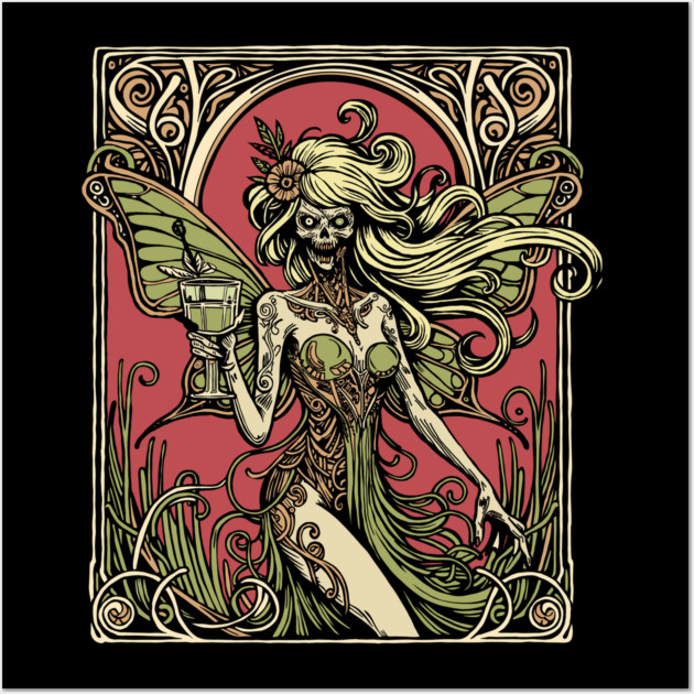 Absinthe Fairy Wall Art by H. R. Sinclair