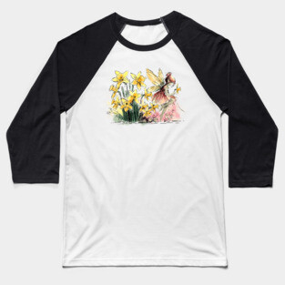 Daffodil Fairy Baseball T-Shirt