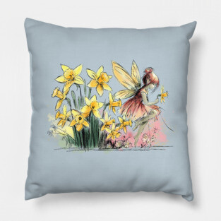 Daffodil Fairy Pillow