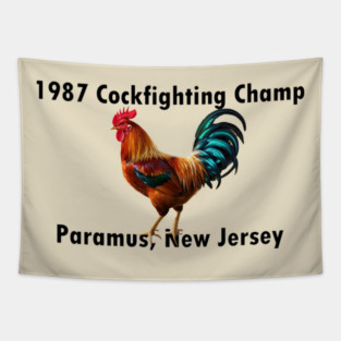 Rooster Sarcasm Design Tapestry