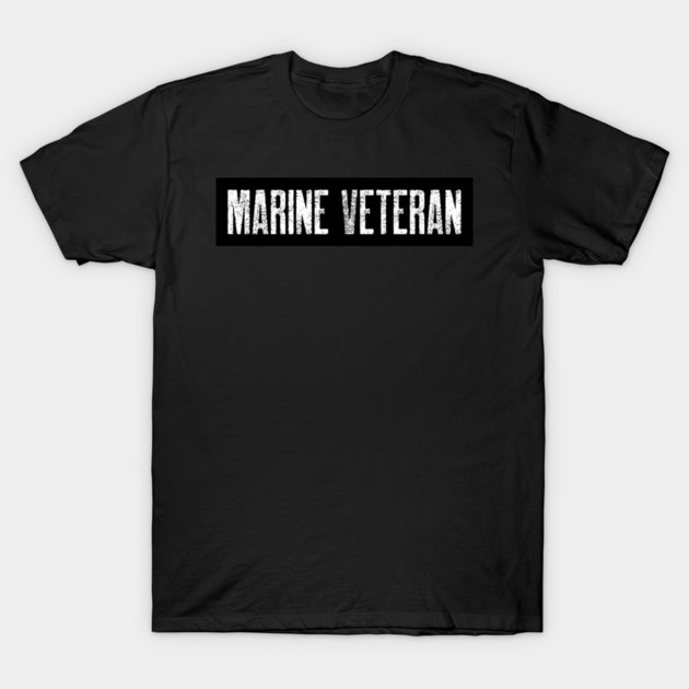 Marine Veteran T-Shirt by Sgt K-9