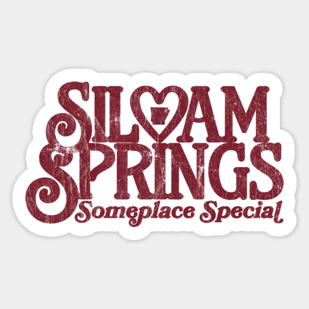 Siloam Springs, Arkansas Sticker by rt-shirts