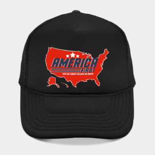 America-First: RED. Hat