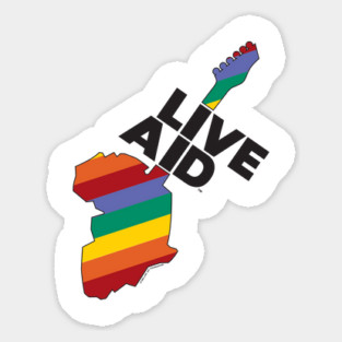 Live Aid Sticker