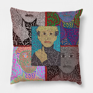 Andy Warhol - Montage Pop Art Style Pillow