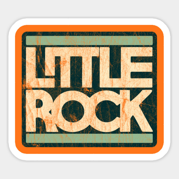 Little Rock Block Magnet by rt-shirts