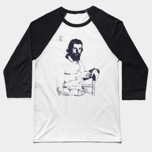 Félix Bracquemond Portrait by Charles Méryon Baseball T-Shirt