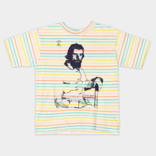 Félix Bracquemond Portrait by Charles Méryon Kids T-Shirt