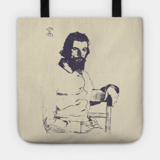 Félix Bracquemond Portrait by Charles Méryon Tote