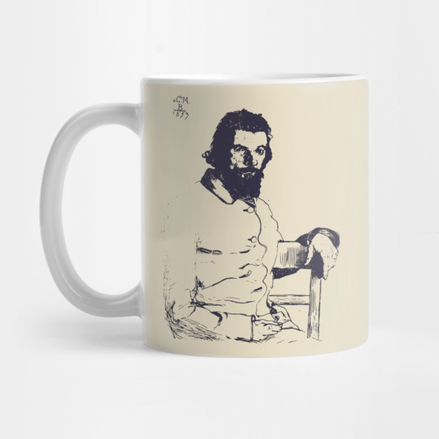 Félix Bracquemond Portrait by Charles Méryon by TuncGK