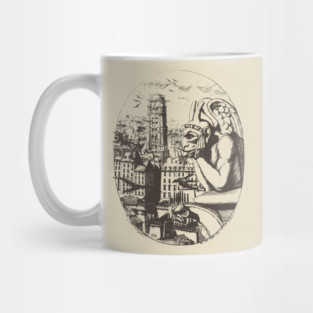 Gargoyle Overlooking Paris by Charles Méryon Mug