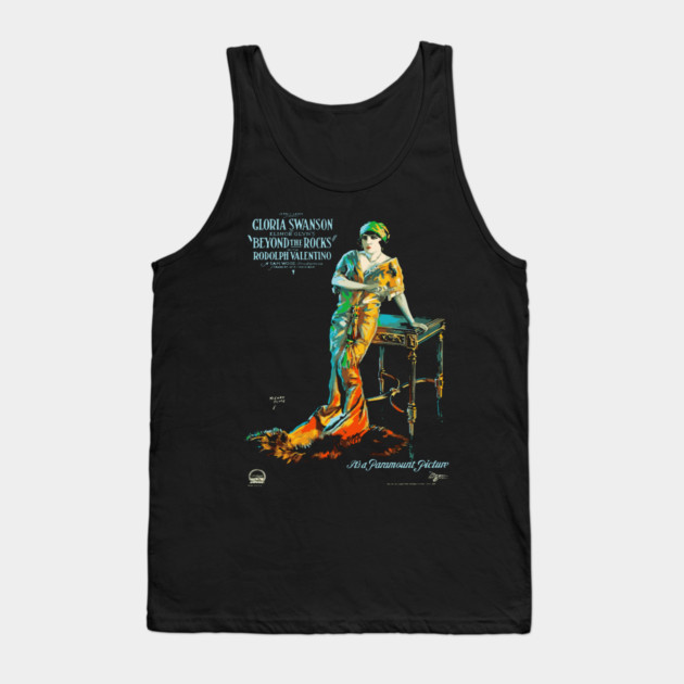 Gloria Swanson and Rudolph Valentino in Beyond the Rocks Tank Top by TuncGK