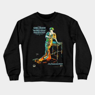 Gloria Swanson and Rudolph Valentino in Beyond the Rocks Crewneck Sweatshirt