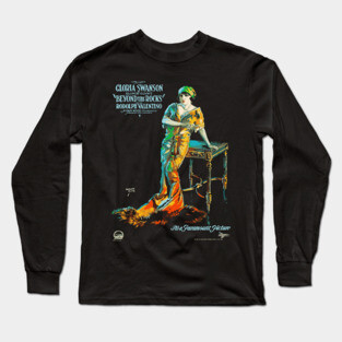 Gloria Swanson and Rudolph Valentino in Beyond the Rocks Long Sleeve T-Shirt