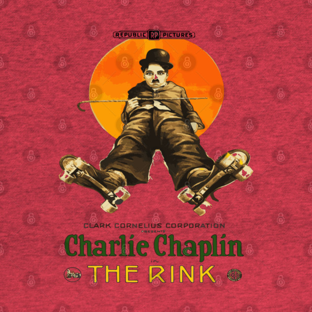 Charlie Chaplin in The Rink - Classic Roller-Skating Comedy by TuncGK
