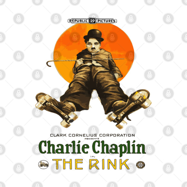 Charlie Chaplin in The Rink - Classic Roller-Skating Comedy by TuncGK