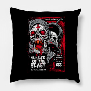 NUMBER OF THE BEAST Pillow