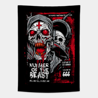 NUMBER OF THE BEAST Tapestry