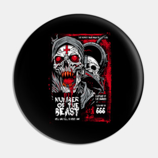 NUMBER OF THE BEAST Pin