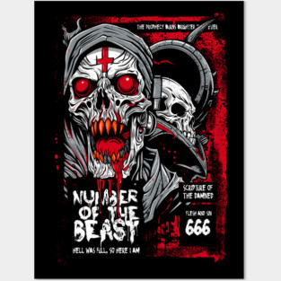 NUMBER OF THE BEAST Posters and Art