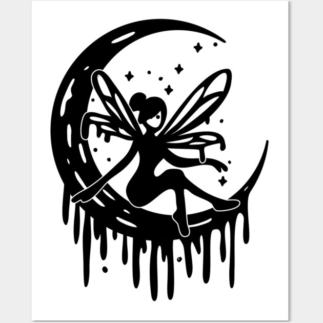 Moon Fairy Wall Art by H. R. Sinclair