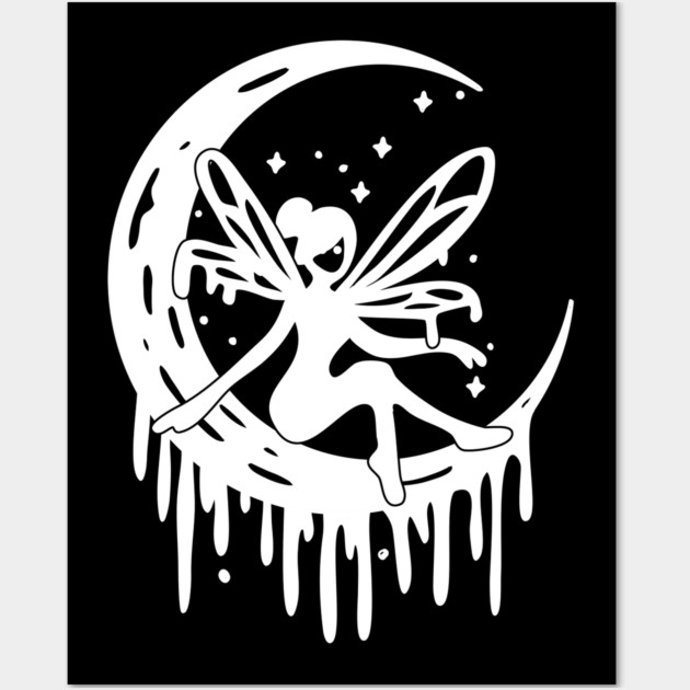 Moon Fairy Wall Art by H. R. Sinclair