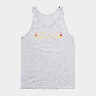 Noodles, Don't Noodles Tank Top
