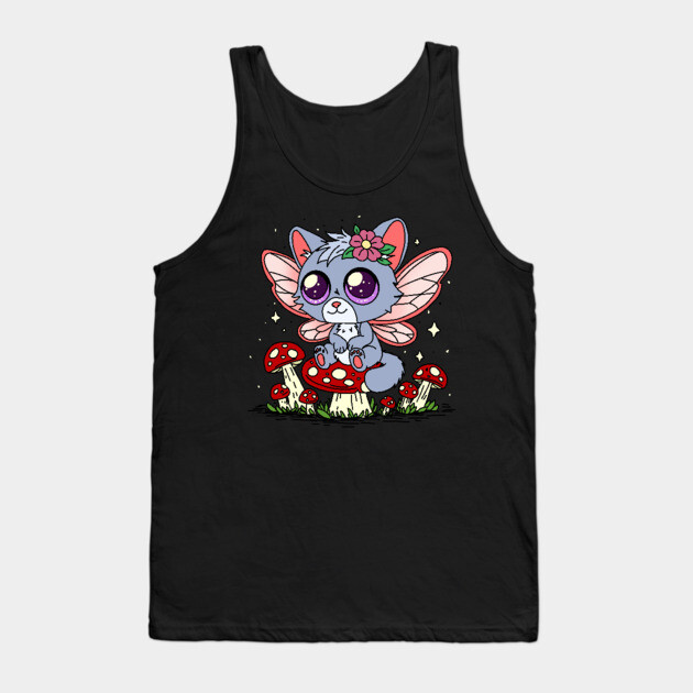 Fairy Cat Tank Top by H. R. Sinclair