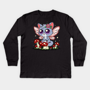 Fairy Cat Kids Long Sleeve T-Shirt