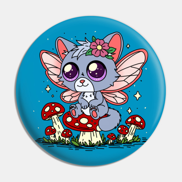 Fairy Cat Pin by H. R. Sinclair