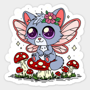 Fairy Cat Sticker