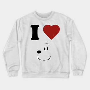 I LOVE SNOOPY Crewneck Sweatshirt