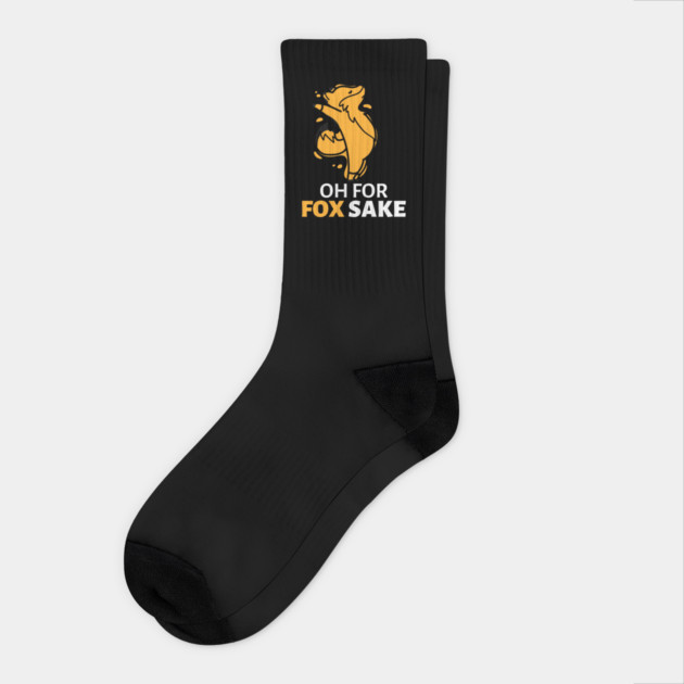 Oh For Fox Sake Socks by Pixel Threads 