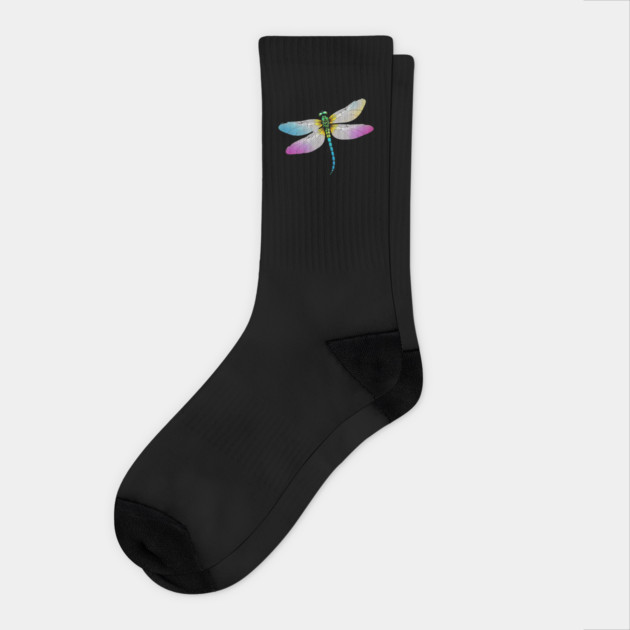 A beautiful Dragonfly Socks by Jo Palmer