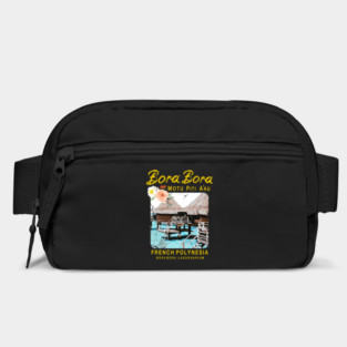 Bora Bora French Polynesia Over Water Bungalows Bag