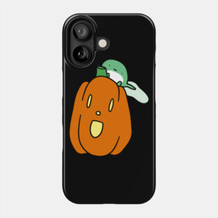 Tadpole and Jack o Lantern Phone Case