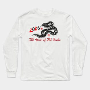 The Year Of The Snake 2025 Long Sleeve T-Shirt