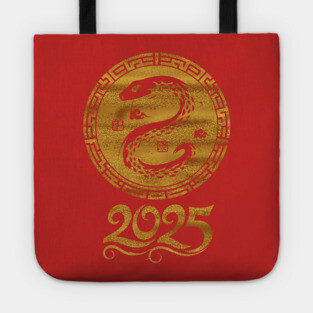 Chinese Year of the Snake 2025 Tote